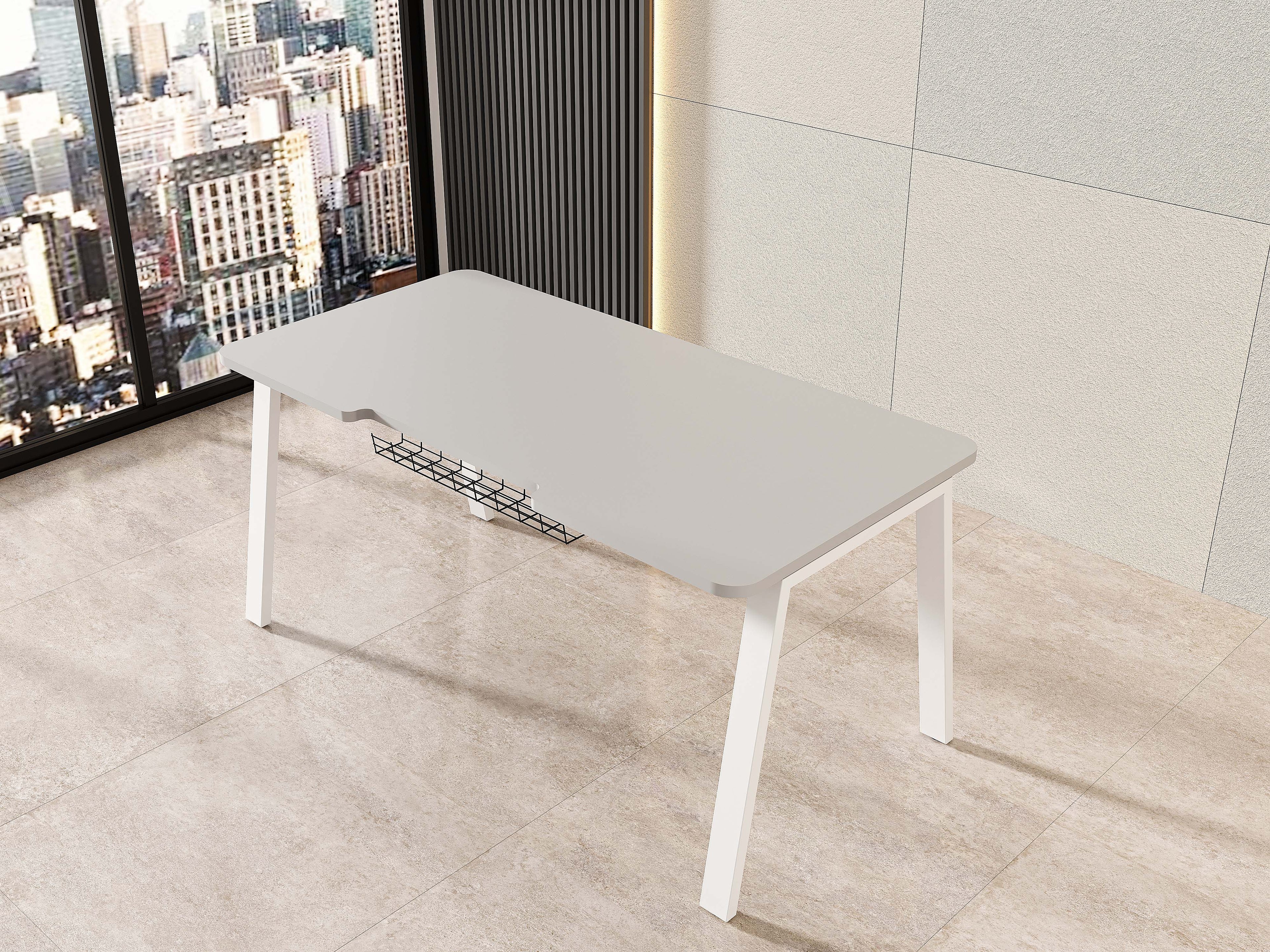 Fixed Desk with Rounded Top by Codutti