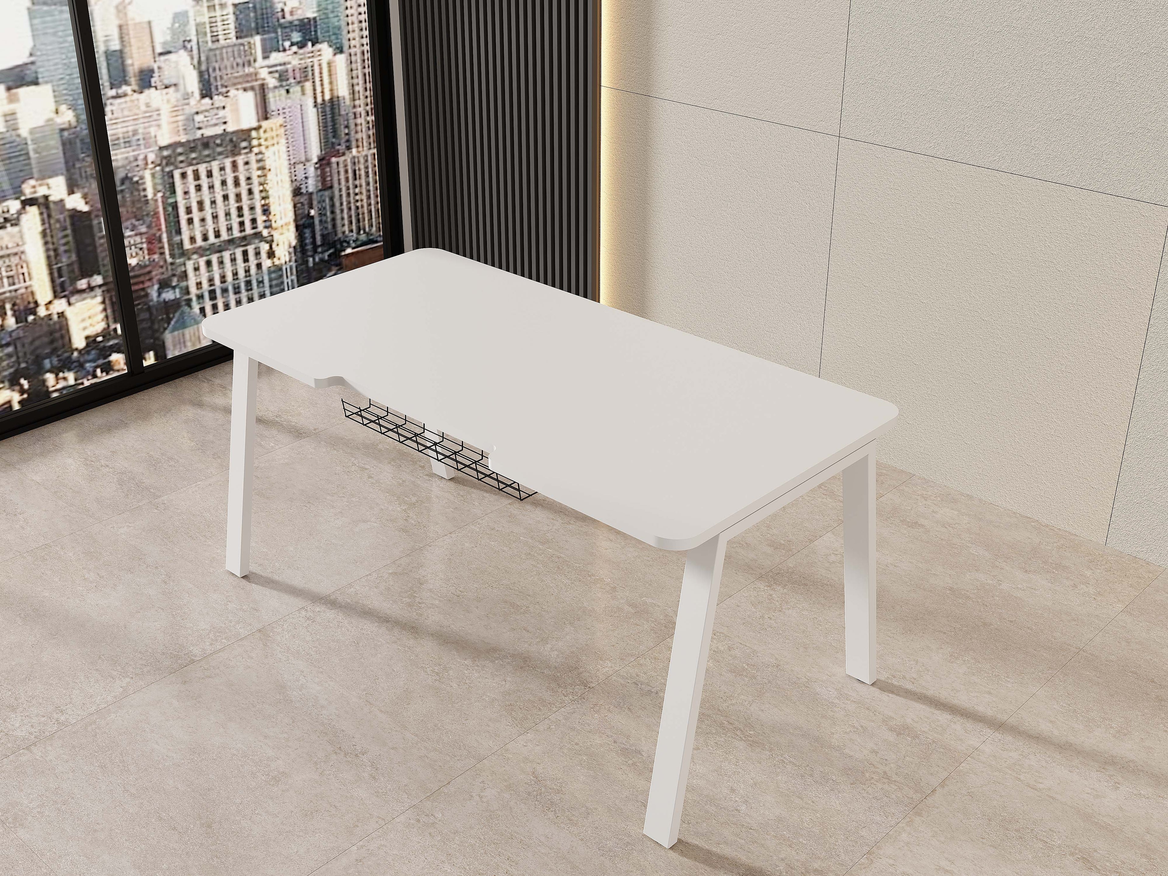 Fixed Desk with Rounded Top by Codutti