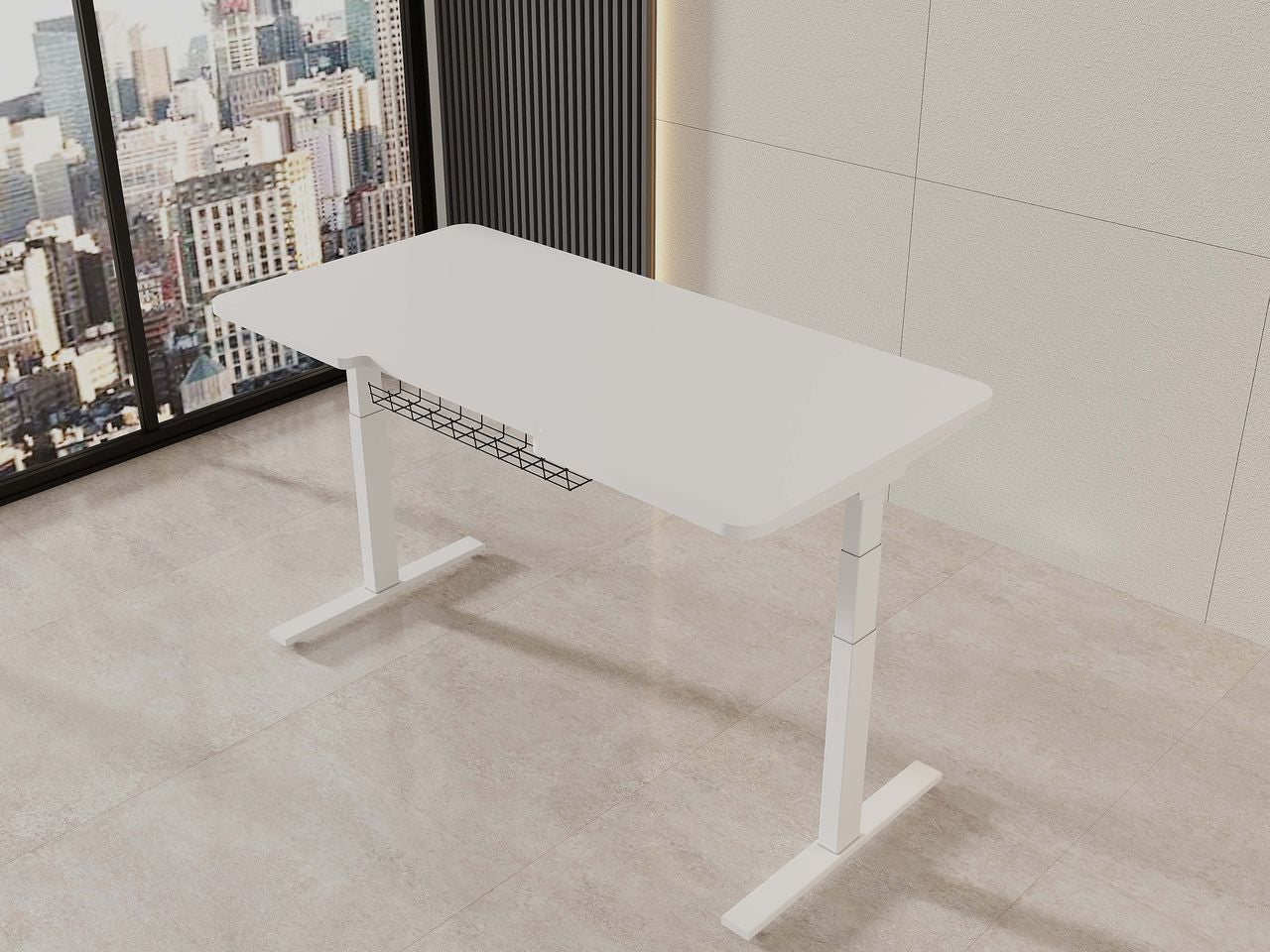 Adjustable Table with Rounded Top by Codutti