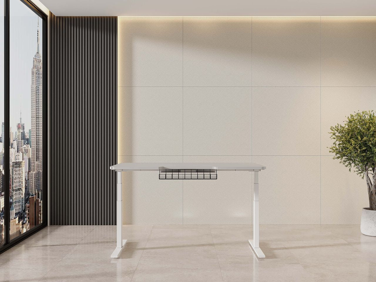 Adjustable Table with Rounded Top by Codutti